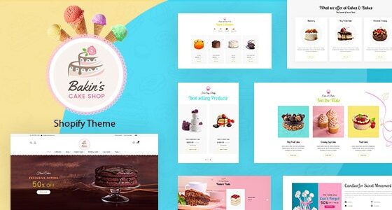 BAKINS V1.0 - SHOPIFY CAKE SHOP, BAKERY THEME